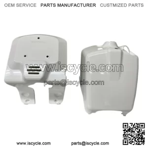 HONDA OEM NPS50 RUCKUS BATTERY SHASTA WHITE 64300-GEZ-690ZA & 81130-GEZ-691ZA