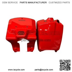 HONDA NPS50 RUCKUS BATTERY PLASTIC GLOSS 64300-GGA-740ZA 81130-GEZ-010ZJ RED
