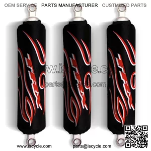 Black Shock covers Honda ATV TRX 450 R ER TRX450 R (Set of 3)