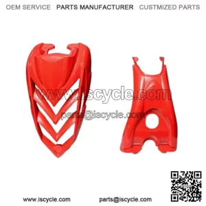 06-12 Yamaha Raptor 700 OEM GRILL NOSE CONE HOOD GAS TANK COVER RED