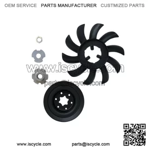 New OEM Hustler 602094 Hydro Fan Pulley Kit ?C Compatible with Raptor & SD Models (Hydro-Gear 72134)