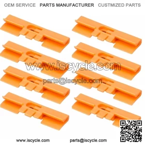 x8 91511SR3003 Honda ACURA INTEGRA Front Windshield Side Molding Clip D Orange
