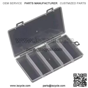 5 compartments with 1.7 medium length 14.8*7.9*1.7CM