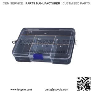 5 compartments with sliding buckle 14.3*10*3.3CM