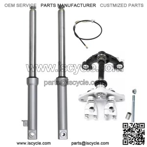 Front Fork Suspension Triple Kit for CRF XR50 CRF50 XR50 TTR with Drum Brake