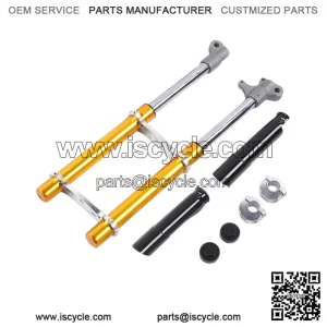 2-Stroke Mini Front Fork Shocker 49cc Dirt Pit Bike with Inverted Triple Tree Clamp