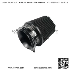 Air Filter Intake w/ Holder Adapter Kit For Yamaha YFZ450R 2009 2010-2023 Black