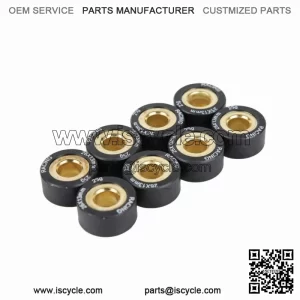 8PCS 26*13 25G Motorcycle Scooter AN400 Variator Weight Roller Clutch Pulley