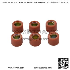 (6pcs/set)Weight Roller Clutch Pulley Driven Bead For Yamaha ZY100 Jog100 RS100
