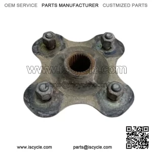 1999 Yamaha Big Bear 350 4WD ATV Used OEM Rear Left Wheel Axle Hub