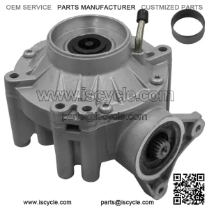 Complete Rear Differential Gear Case For Can-Am Outlander 800 800R 2006-2011 Natural color of aluminum alloy