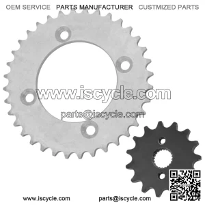 Front Rear Drive Chain Sprocket for Honda CRF70F 2004-2012 41201-GCF-670