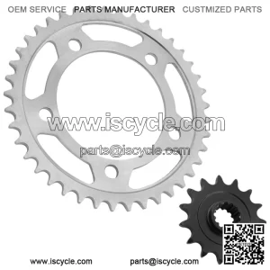 Front Rear Drive Chain Sprocket for Honda CBR500R 2013-2021 23801-MKP-D00