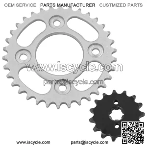 Front Rear Drive Chain Sprocket for Honda Grom 125 2014-2020 23801-K26-900