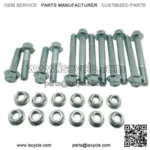 SPECBOLT ATV FRONT SUSPENSION BOLT KIT FOR HONDA TRX450R TRX450ER SHOCK & A-ARMS