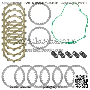 Clutch Friction Steel Plates & Gasket Kit for Kawasaki Vulcan S EN650 ABS (2015-2025)