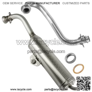 Exhaust Muffler Kit Replacement for Yamaha Kodiak 700 YFM700 Hunter/Special 4x4 EPS (2016-2023)
