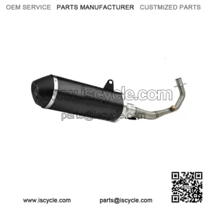 Dark Black Complete Exhaust for Honda Forza 125 (2015-2020)