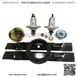 42" Mower Deck Rebuild Kit Fits JD LA115 100 Series Spindles Blades