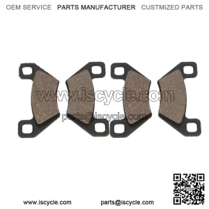 Rear Organic Brake Pads 2006 Polaris Hawkeye 4x4 Set Full Kit  Complete ry (For: Polaris)