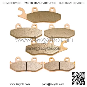 Front Rear Sintered Brake Pads For Yamaha YFZ450R YFZ450R 2009-2017 (For: Yamaha)