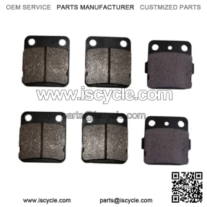 Front Rear Brake Pads Yamaha Warrior Banshee 350 ATV 6 Pcs