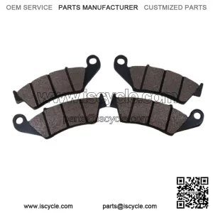 1886 - 1989 Honda TRX250R Front Brake Pads Serrated Semi-metallic