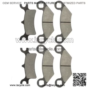 Polaris Scrambler 500 4X4 2005-2012 Front/Rear Brake Pads