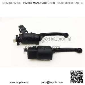Black F3 Unbreakable Brake + Clutch Levers Kit Yamaha Raptor 700 YFZ450R