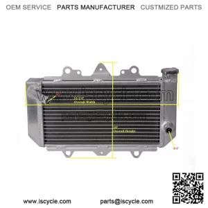 New All Aluminum Radiator For Yamaha YFZ450 2004-2008 2ROWS