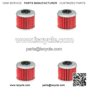 Honda TRX450R TRX450ER HiFlo Oil Filter HF116 TRX 450R 450ER - Pack of 4
