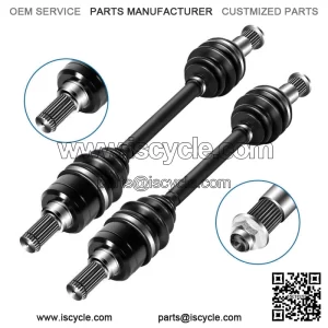 Pair Rear CV Axle Drive Shaft For 09-14 Yamaha Grizzly 550 07-13 Grizzly 700 (For: Yamaha)