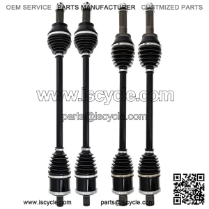 Front Rear CV Axle Kit for Polaris Ranger XP 1000 EPS 1334162 1334161