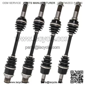 Complete F&R CV Axle Driveshaft Kit for Yamaha Kodiak 400 450 Grizzly 350