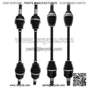 Front Rear CV Axle Kit for Yamaha Wolverine RMAX4 1000 B4J-2518F-00-00