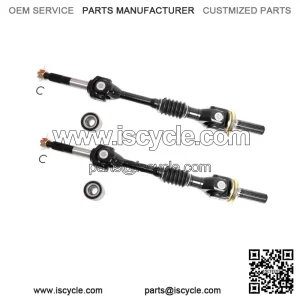 Set of Rear Axles & Bearings for Kawasaki Mule 3000 3010 4000 & 4010