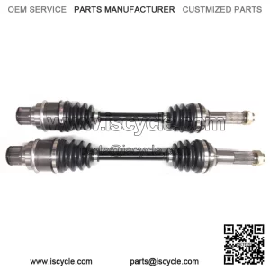Pair of Rear Axles for Yamaha Grizzly 350 400 450 / Kodiak 400 450 4x4