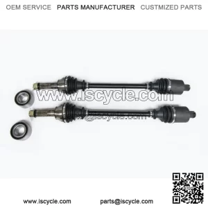 Set of Rear Axles & Wheel Bearings for Polaris Ranger 570 900 & 1000