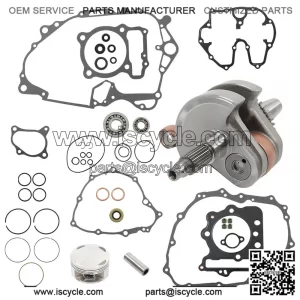 Engine Rebuild Kit for Honda TRX400EX (1999-2004) ?C Includes Crankshaft, Piston & Gaskets