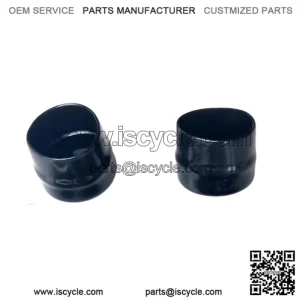 4PCS Front Wheel Bushing to Bearing Conversion Kit Replaces Craftsman, Sears, AYP, Poulan, 9040H - 9040-H - OEM Upgrade - Black Bushing