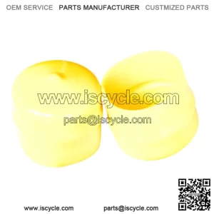 4PCS Front Wheel Bushing to Bearing Conversion Kit Replaces Craftsman, Sears, AYP, Poulan, 9040H - 9040-H - OEM Upgrade - Yellow Bushing