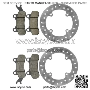 Front or Rear Brake Disc with Pads for Can-Am Defender Max HD10 2018 - 2023