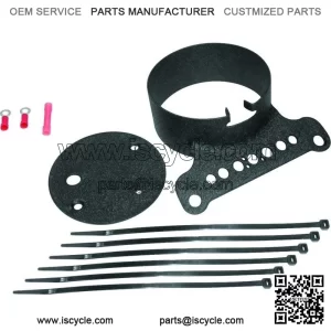 Black Single Gauge Mount Kit For 95-11 Sportster 482824