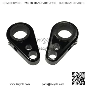 Billet Black Front A-Arm Brake Line Clamps Yamaha YFZ450 YFZ450R YFZ450X YFZ 450