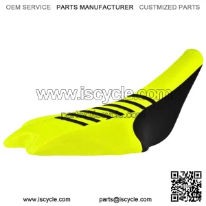 2009-2024 Yamaha YFZ 450R Seat Cover  Black / Neon Yellow / Black Ribs #201