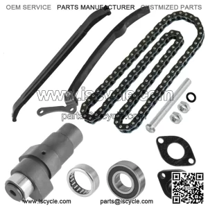 Camshaft w/ Guides & Bearings Chain For Yamaha Raptor 350 YFM350 2004-2006