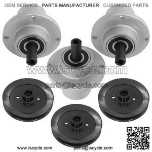Spindle & Pulley Assembly for Bad Boy Revolt SD 42" Deck 2023-2025 - Part #033-4301-00