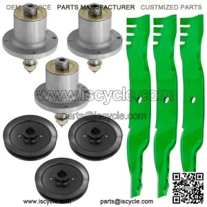 52" Deck Spindle Blade & Pulley Assembly for Simplicity - OEM #5901743 5901267 5901229
