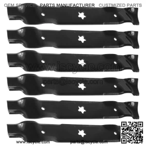 15.5-Inch x 5-Point Star 46-Inch Mulching Blade for Husqvarna, Poulan & AYP Mowers
