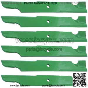 18.75-Inch x 5/8" Circle Hole 54" Notched High Lift Blade for Bad Boy Mowers